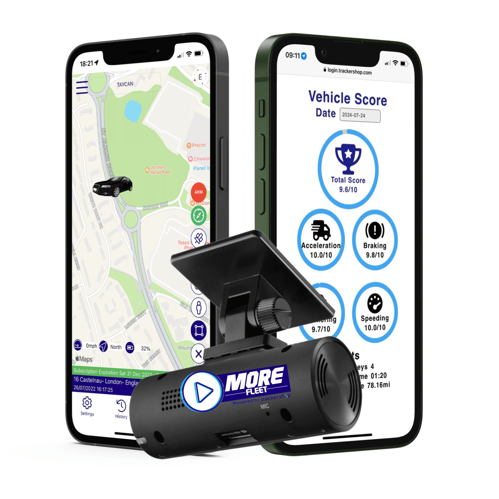 4G MoreFleet GPS Dash Cam - Trackershop