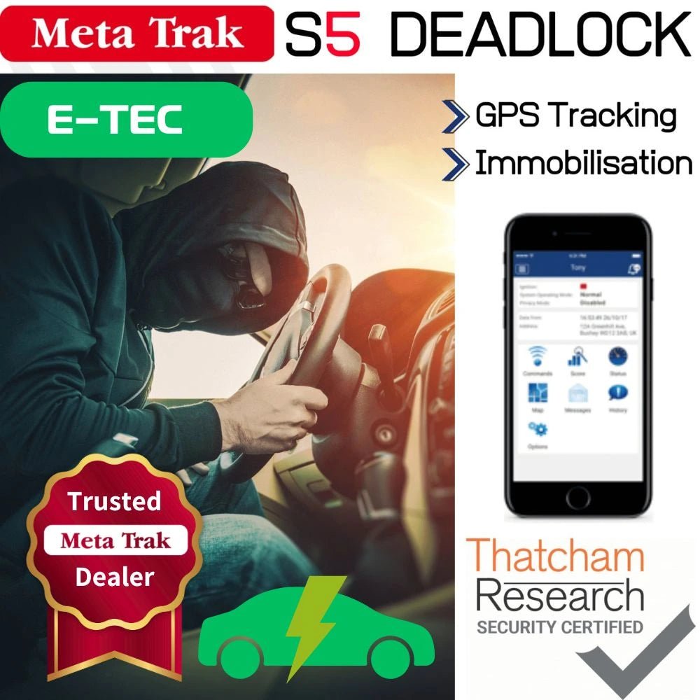 Meta Trak S5 Deadlock E - Tec w/ Driver Immobilisation - Trackershop