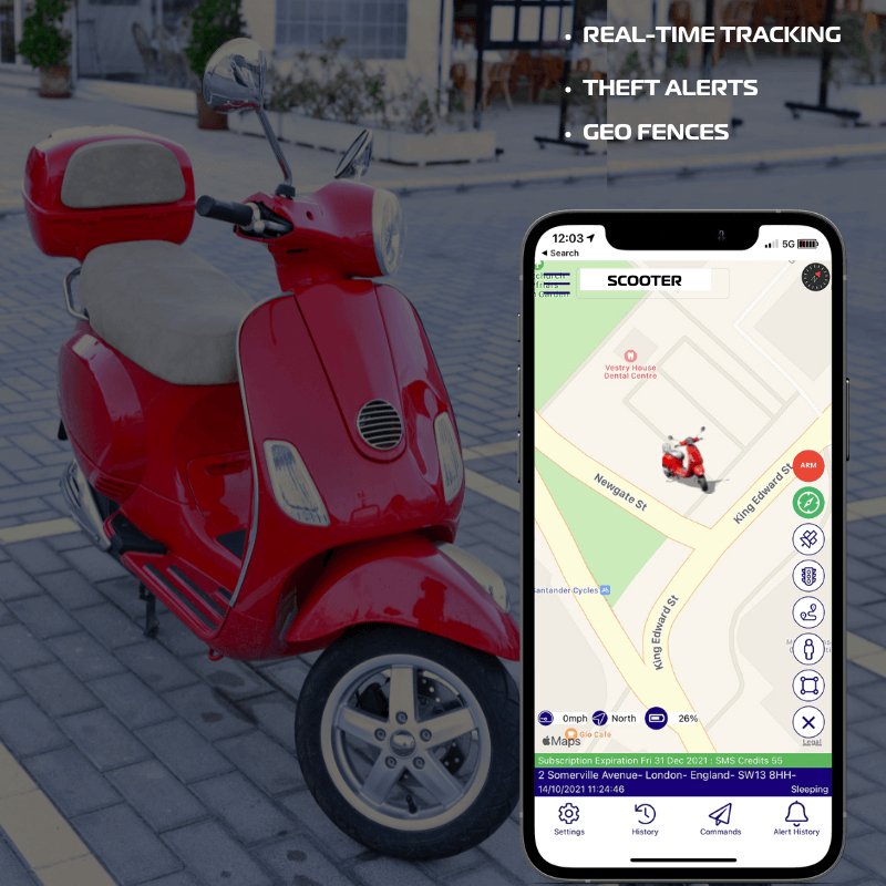 MoreTrack Scooter Vehicle Tracker - Trackershop