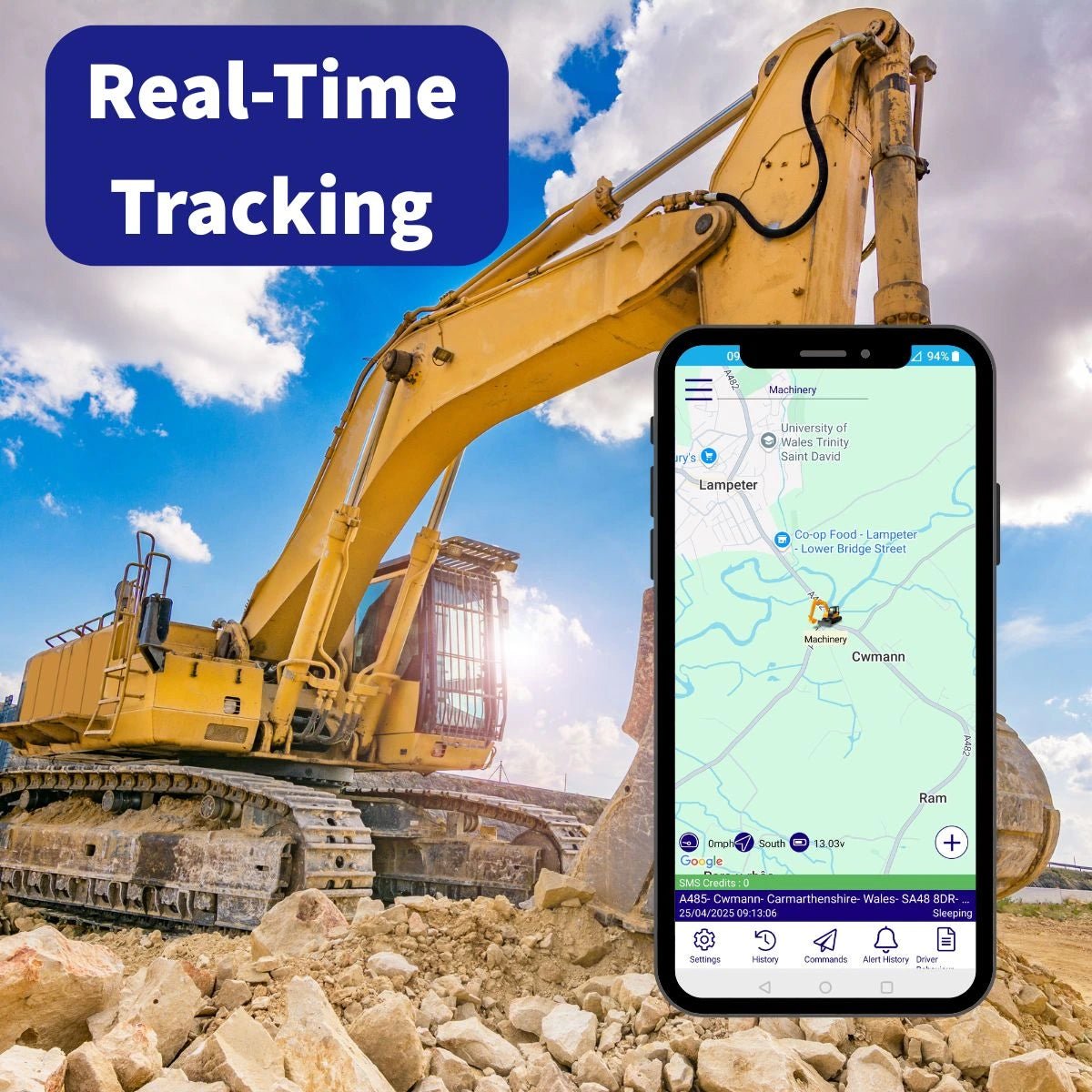 TS10: Plant Machinery GPS Tracker - Trackershop