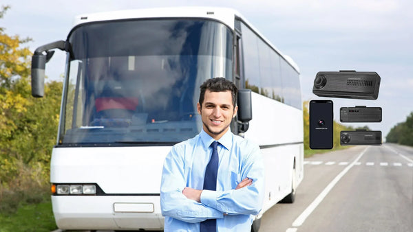 Front and Rear Dash Cams for Long Journey Coach Operators