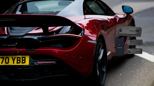 Front and Rear Dash Cams for Luxury Supercar Rentals