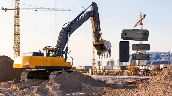 Dash Cams on Construction Site Vehicles - Trackershop