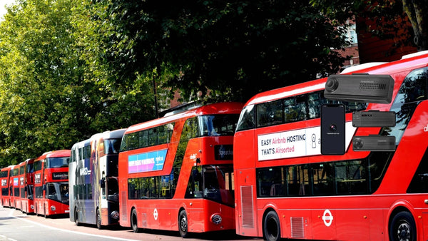 Front and Rear Dash Cams for UK Public Transport - Trackershop