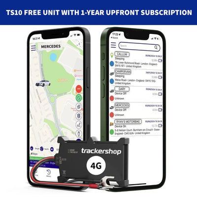 4G TS10 Hardwired Vehicle Tracker FREE - Trackershop