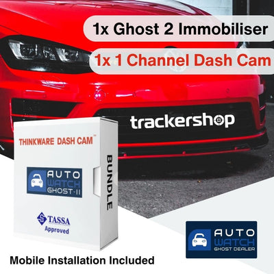 Ghost 2 Immobiliser and Thinkware U3000 Front Facing Dash Cam - Trackershop UK