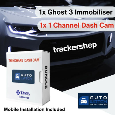 Ghost 3 Immobiliser & Q200 Front Facing Dash Cam - Trackershop UK