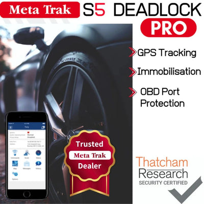Meta Trak S5 Deadlock Pro with OBD Immobiliser Badge - Trackershop