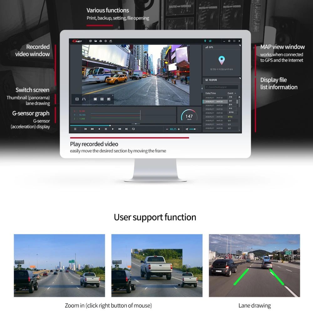 G - ONX 1CH Dash Cam - Trackershop