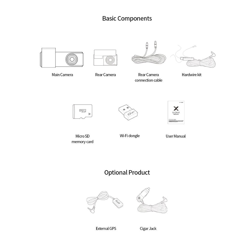 G - ONX 1CH Dash Cam Add Ons - Trackershop