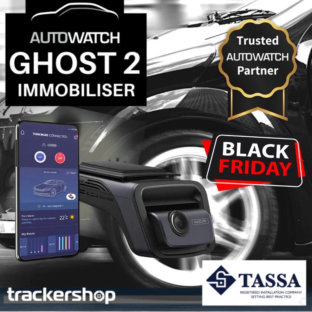 Ghost 2 Immobiliser and Thinkware U3000 Front and Rear Dash Cam - Trackershop