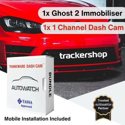 Ghost 2 Immobiliser and Thinkware U3000 Front Facing Dash Cam - Trackershop