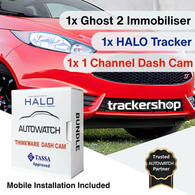 Ghost 2 Immobiliser + GPS Security Tracker & Q200 Front Facing Dash Cam - Trackershop