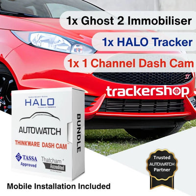 Ghost 2 Immobiliser + GPS Security Tracker & Q200 Front Facing Dash Cam - Trackershop