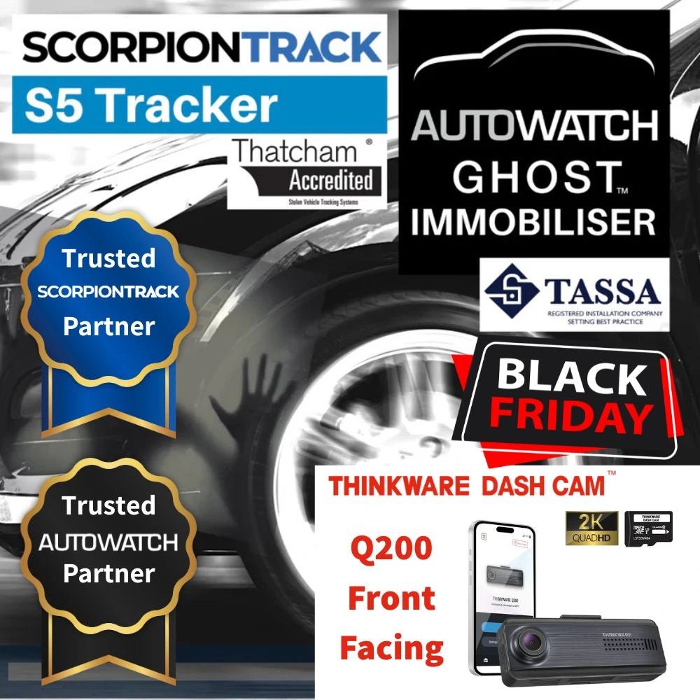S5 Tracker Ghost 2 Immobiliser & Q200 Front Facing Dash Cam - Trackershop