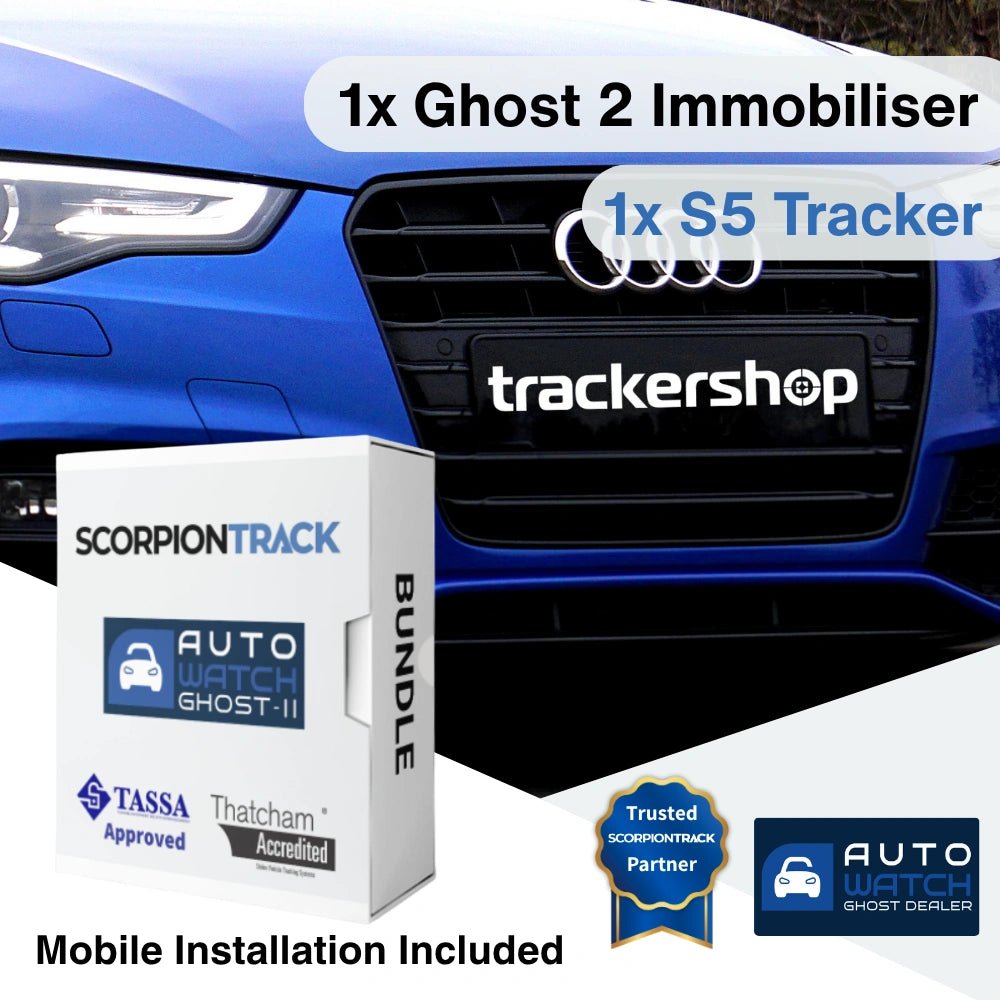 Scorpion S5 Tracker & Ghost 2 Immobiliser - Trackershop