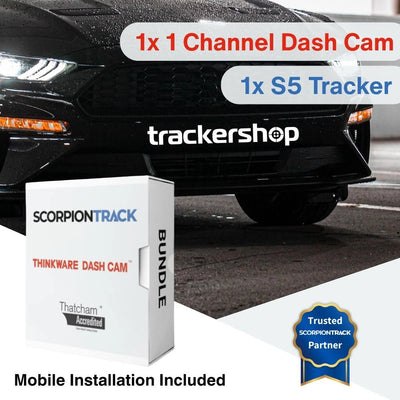 ScorpionTrack S5 VTS and Thinkware U3000 Front Facing Dash Cam - Trackershop