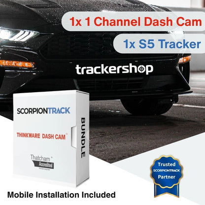 ScorpionTrack S5 VTS and Thinkware U3000 Front Facing Dash Cam - Trackershop