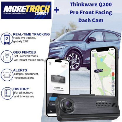 Thinkware Q200 Pro Front Facing Dash Cam & Security Tracker - Trackershop