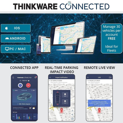 Thinkware U1000 Dash Cam Plus Connected - Trackershop